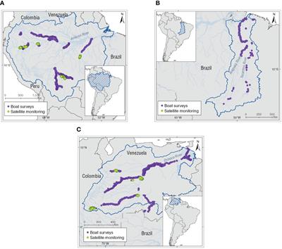 Strategy to Identify Areas of Use of Amazon River dolphins